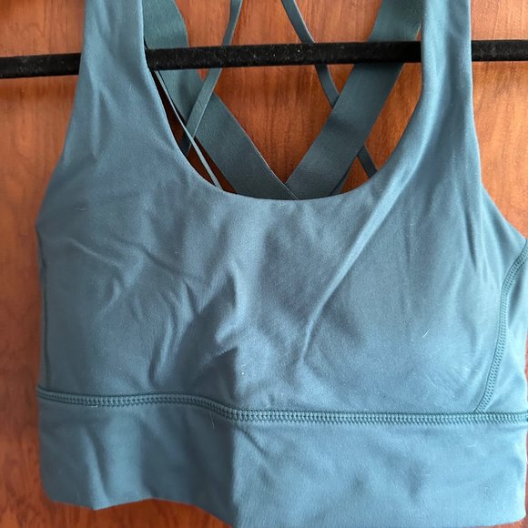 Balance Athletica Aura Bra Oasis Collection in Dive (Teal Blue) - Size Small - Picture 5 of 6